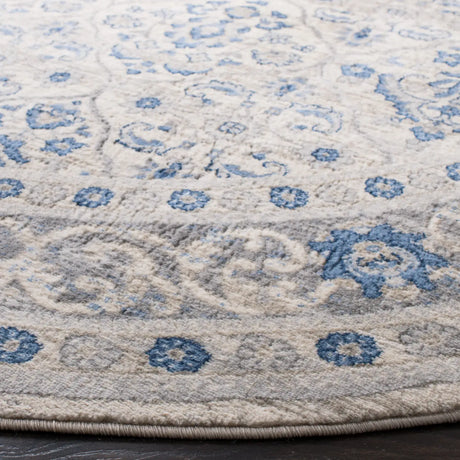 Safavieh Brentwood 5'-0" x 5'-0" Rug in Light Grey / Blue