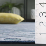 Safavieh Tacoma 4'-0" x 6'-0" Rug in Grey / Aqua
