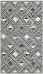 Safavieh Montauk 2'-3" x 3'-9" Rug in Black / Ivory