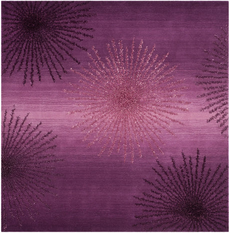 Safavieh Soho 6'-0" x 6'-0" Rug in Purple