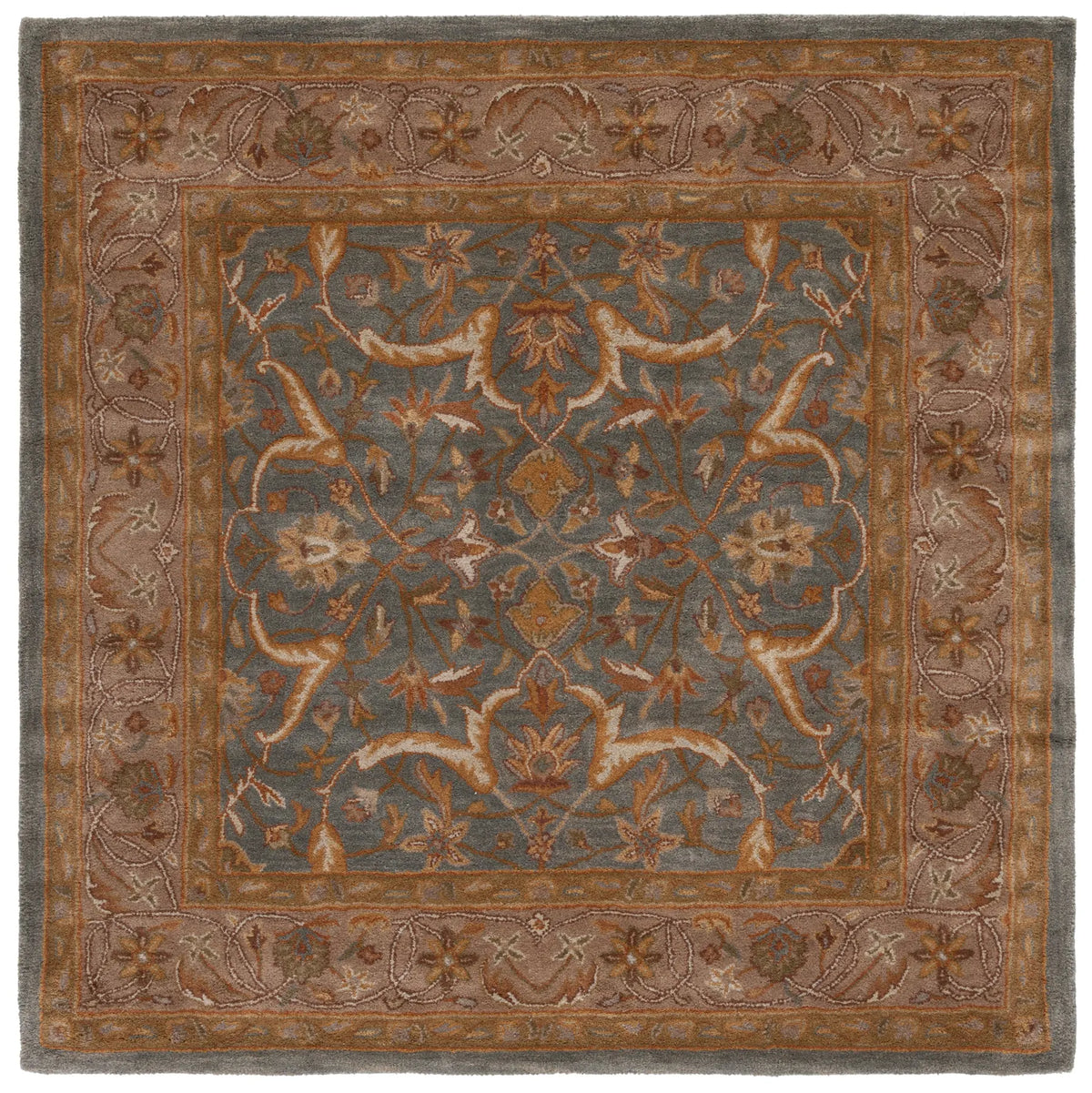 Safavieh Heritage 6'-0" x 6'-0" Rug in Blue / Beige