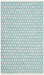 Safavieh Montauk 2'-3" x 3'-9" Rug in Aqua / Ivory
