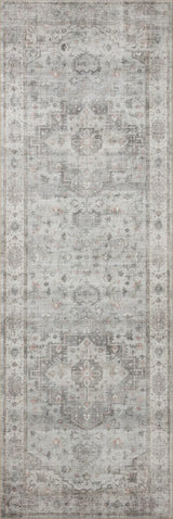 Loloi Heidi Hei-02 Dove/Blush Rugs - runner flat
