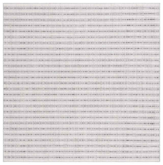 Safavieh Martha Stewart Serenity 6'-7" x 6'-7" Rug in Ivory / Charcoal