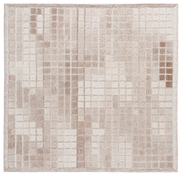 Safavieh Ebony 6'-0" x 6'-0" Rug in Ivory / Brown