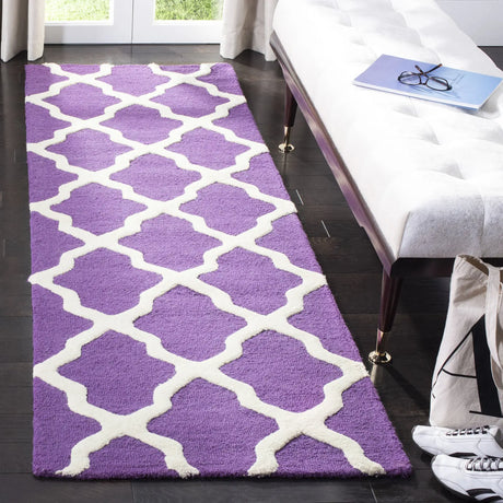 Safavieh Cambridge 2'-6" x 10'-0" Rug in Purple / Ivory