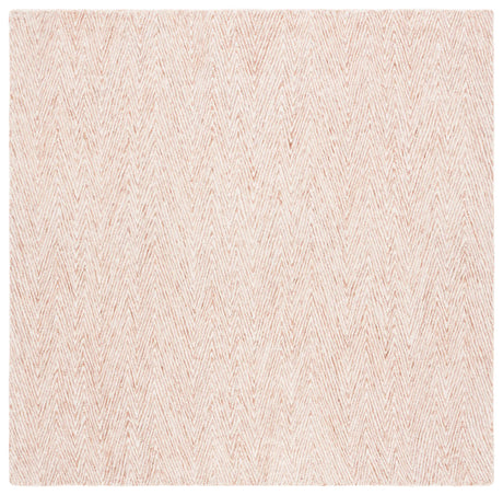 Safavieh Abstract 6'-0" x 6'-0" Rug in Brown / Ivory