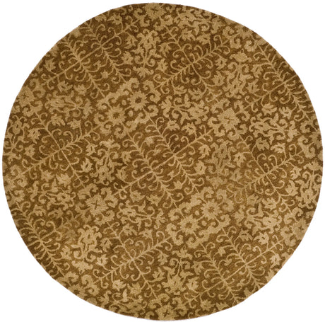 Safavieh Antiquity 6'-0" x 6'-0" Rug in Gold / Beige