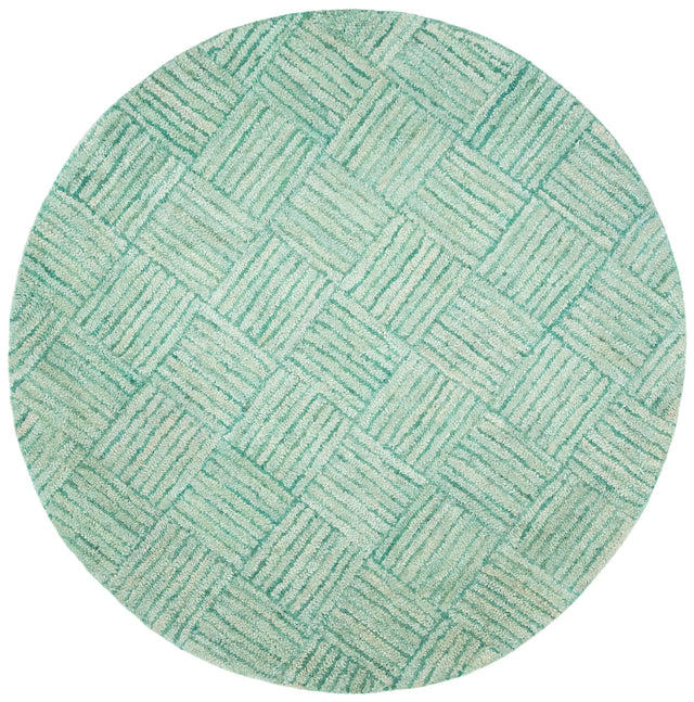 Safavieh Nantucket 6'-0" x 6'-0" Rug in Green / Multi