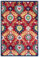 Safavieh Blossom 4'-0" x 6'-0" Rug in Red / Yellow