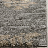 Safavieh Florida Shag 5'-3" x 7'-6" Rug in Grey / Beige
