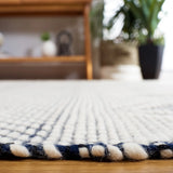 Safavieh Natura 5'-0" x 8'-0" Rug in Ivory / Navy