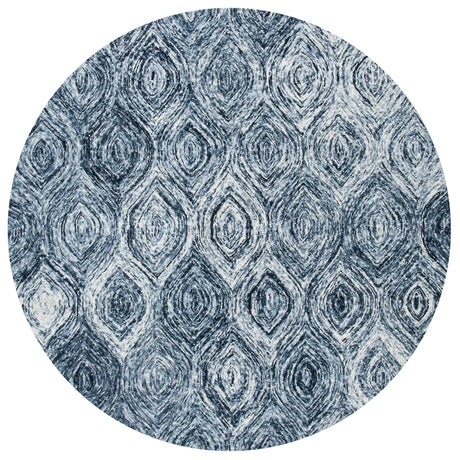 Safavieh Ikat 6'-0" x 6'-0" Rug in Grey