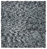 Safavieh Rio Shag 6'-0" x 6'-0" Rug in Black / Ivory