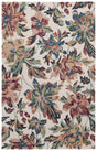 Safavieh Blossom 4'-0" x 6'-0" Rug in Ivory / Plum