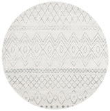 Safavieh Madison 700 6'-7" x 6'-7" Rug in Ivory / Charcoal