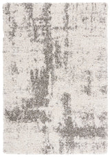 Safavieh Hudson Shag 4'-0" x 6'-0" Rug in Ivory / Grey