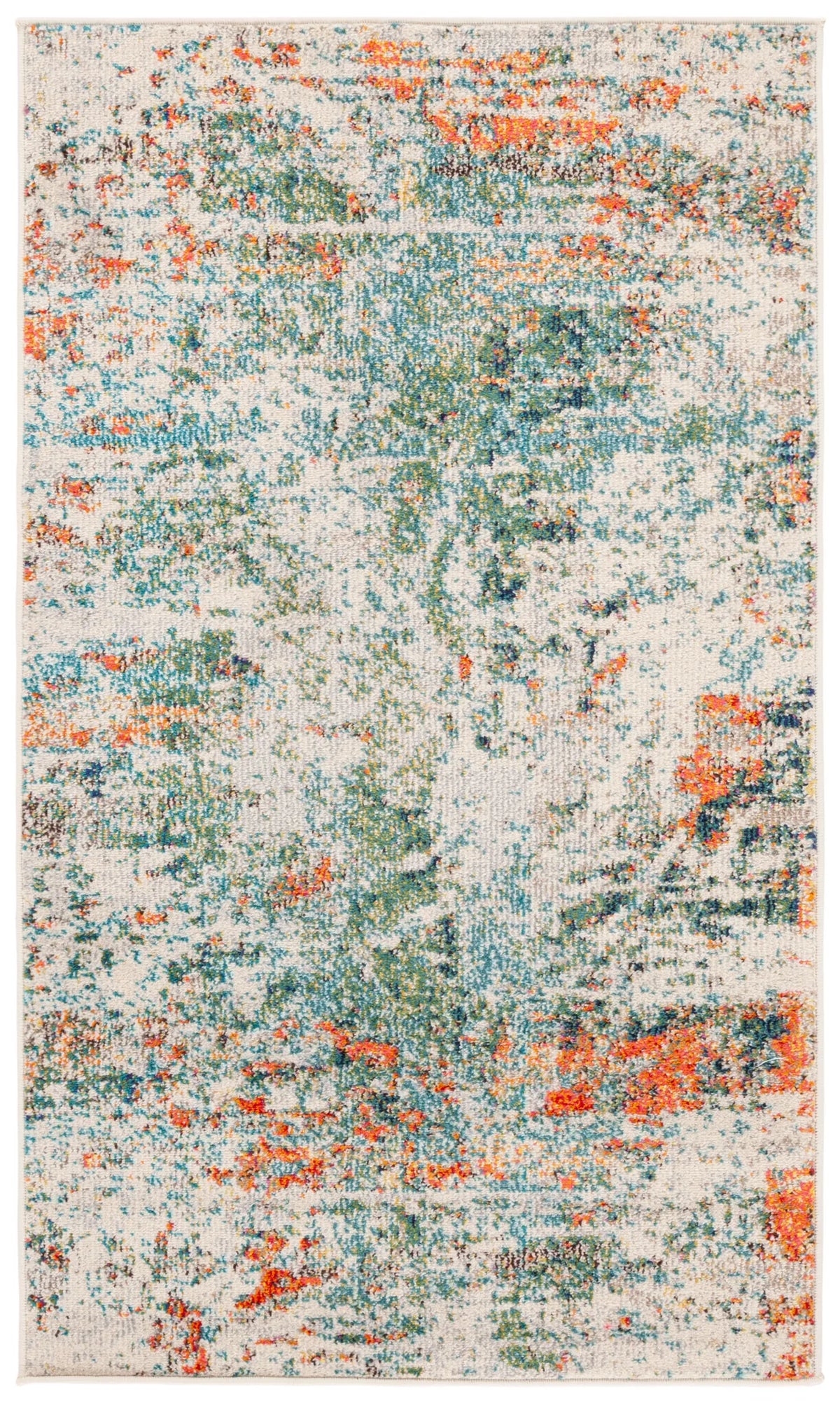 Safavieh Madison 3'-0" x 5'-0" Rug in Green / Rust