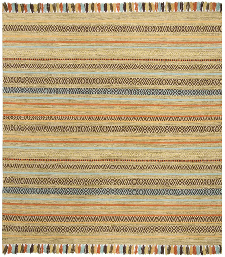 Safavieh Montauk 6'-0" x 6'-0" Rug in Green / Multi