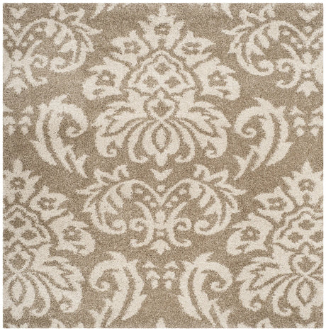 Safavieh Florida Shag 5'-0" x 5'-0" Rug in Beige / Cream
