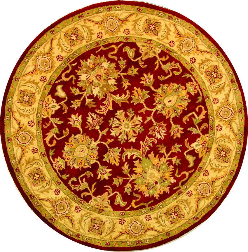 Safavieh Antiquity 6'-0" x 6'-0" Rug in Red / Gold