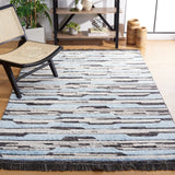 Safavieh Kenya 4'-0" x 6'-0" Rug in Charcoal / Blue