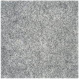 Safavieh Sg-Mls-Malibu Shag 5'-0" x 5'-0" Rug in Silver