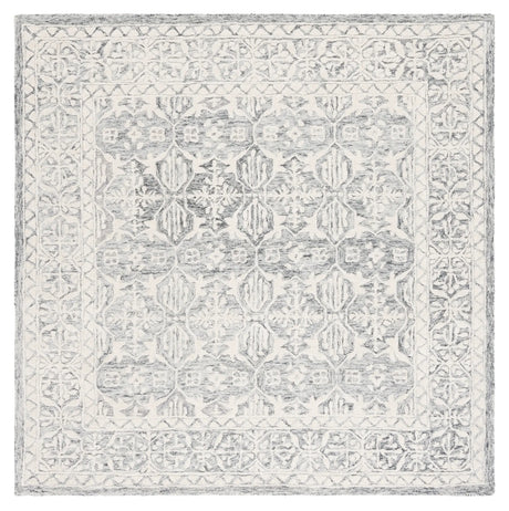 Safavieh Metro 6'-0" x 6'-0" Rug in Dark Grey / Ivory