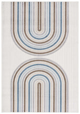 Safavieh Stella 4'-0" x 6'-0" Rug in Ivory / Brown Blue