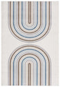 Safavieh Stella 4'-0" x 6'-0" Rug in Ivory / Brown Blue