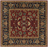 Safavieh Royalty 7'-0" x 7'-0" Rug in Rust / Navy