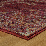 Oriental Weavers Sphinx Andorra 7135E Red/Gold Rugs - corner detail