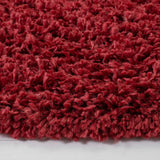 Safavieh August Shag 6'-7" x 6'-7" Rug in Red