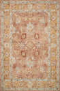 Loloi Julian Ji-04 Terracotta / Gold Rugs - main flat