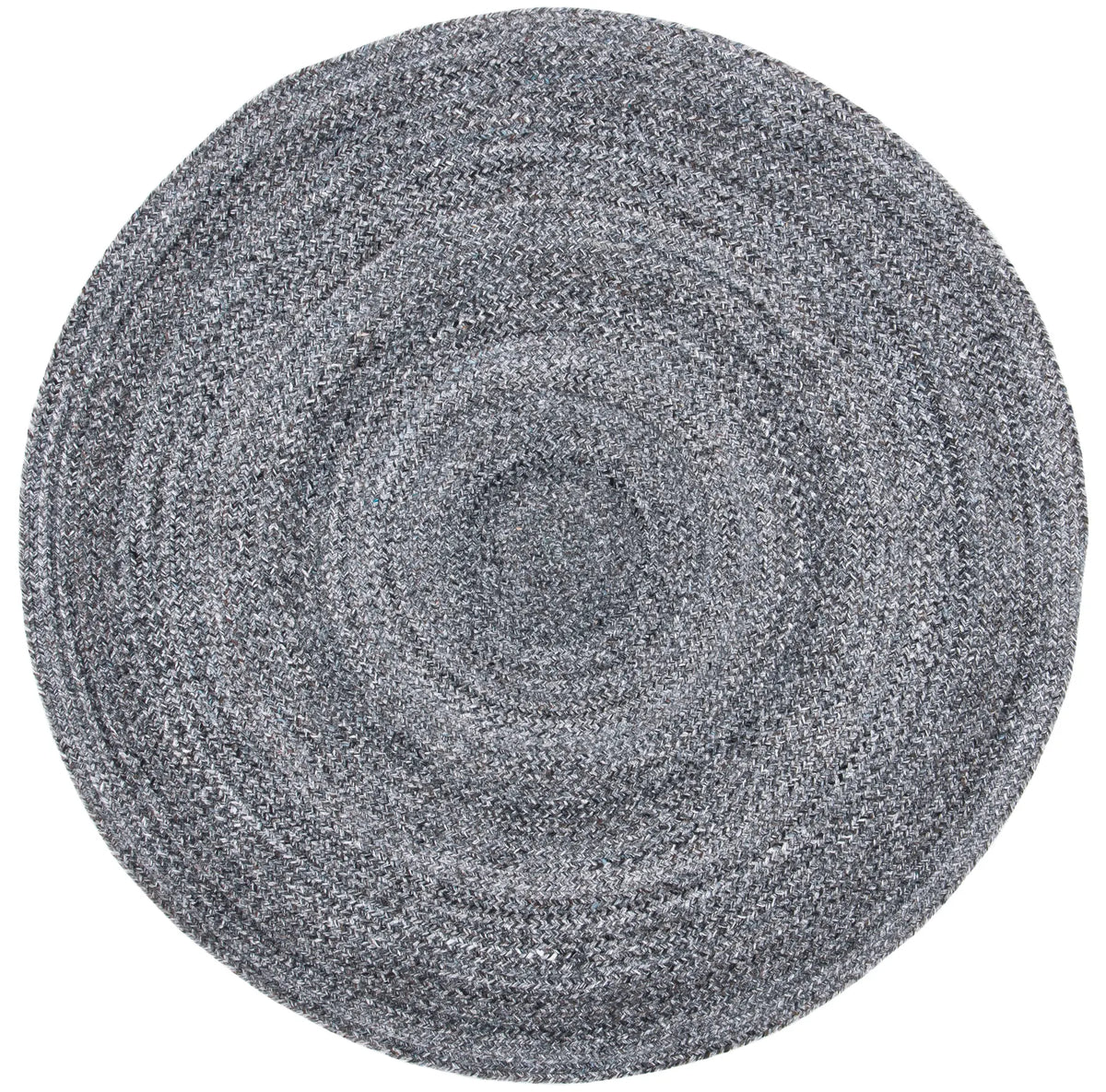 Safavieh Braided 5'-0" x 5'-0" Rug in Charcoal