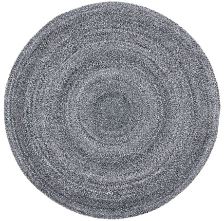 Safavieh Braided 5'-0" x 5'-0" Rug in Charcoal
