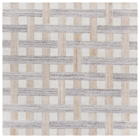 Safavieh Genre 6'-0" x 6'-0" Rug in Grey / Ivory