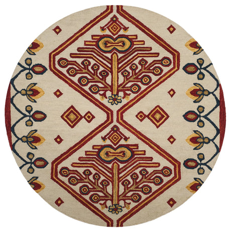Safavieh Aspen 7'-0" x 7'-0" Rug in Ivory / Multi