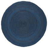 Safavieh Natural Fiber 5'-0" x 5'-0" Rug in Navy / Blue