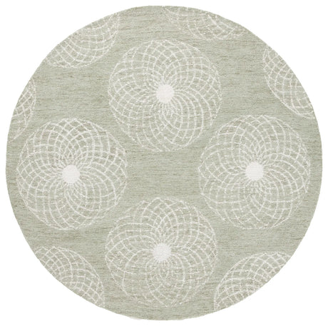 Safavieh Ebony 6'-0" x 6'-0" Rug in Sage / Ivory