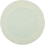 Safavieh Courtyard 6'-7" x 6'-7" Rug in Aqua / Cream