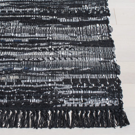 Safavieh Rag Rug 10'-0" x 14'-0" Rug in Black