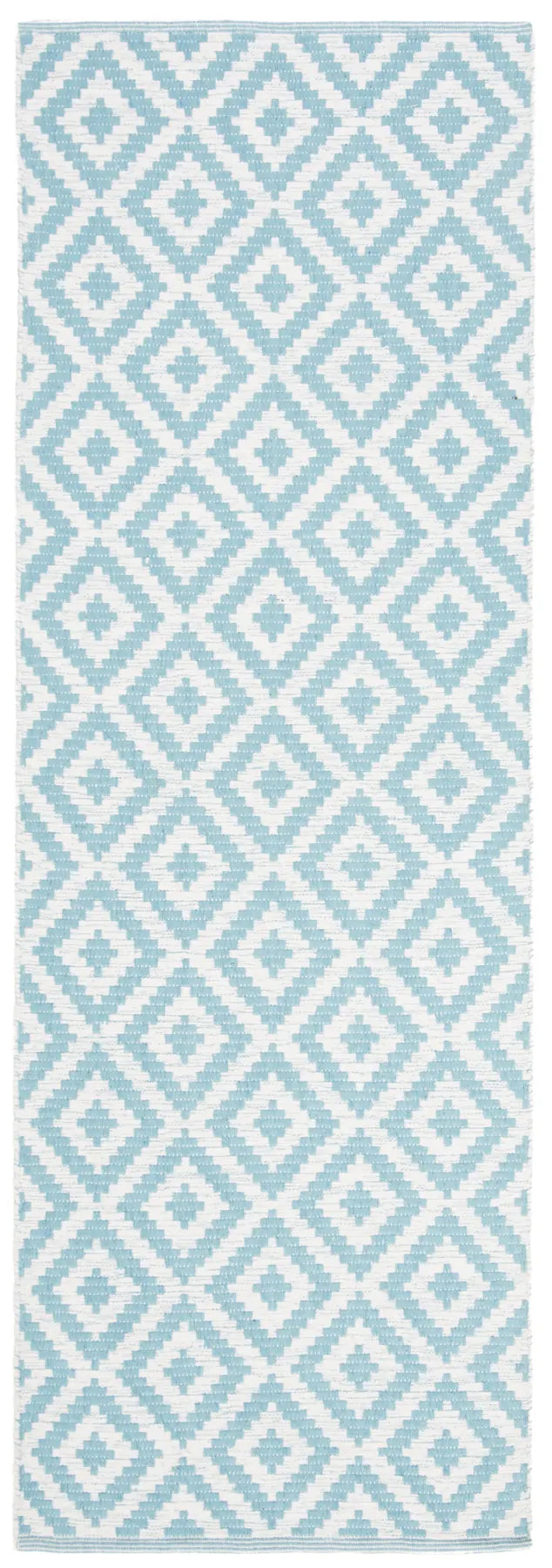 Safavieh Montauk 2'-3" x 7'-0" Rug in Light Blue / Ivory