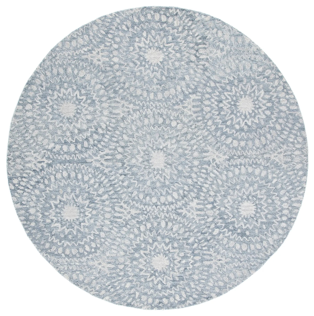 Safavieh Metro 6'-0" x 6'-0" Rug in Ivory / Dark Grey