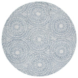 Safavieh Metro 6'-0" x 6'-0" Rug in Ivory / Dark Grey