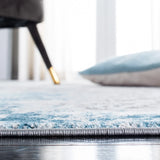 Safavieh Meadow 500 4'-0" x 6'-0" Rug in Light Grey / Blue