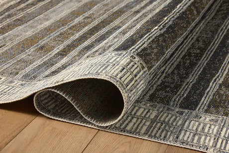 Loloi Mika Mik-07 Charcoal / Ivory Rugs - pile height