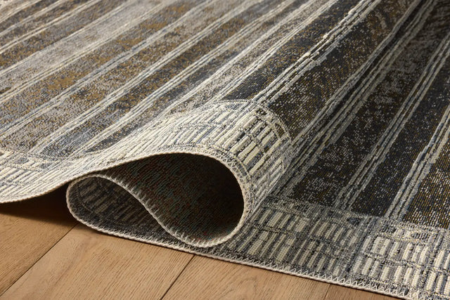 Loloi Mika Mik-07 Charcoal / Ivory Rugs - pile height