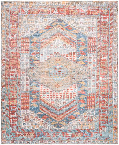 Safavieh Saffron 8'-0" x 10'-0" Rug in Fuchsia / Blue