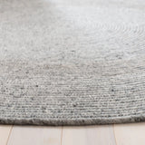 Safavieh Braided 3'-0" x 3'-0" Rug in Grey